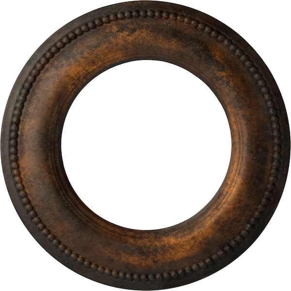 Ekena Millwork Bradford Classic Ceiling Medallion (Fits Canopies up to 8 5/8"), 13"OD x 7 1/2"ID x 3/4"P, Rust CM13BRRUS - main